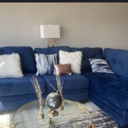 Blue Sectional 