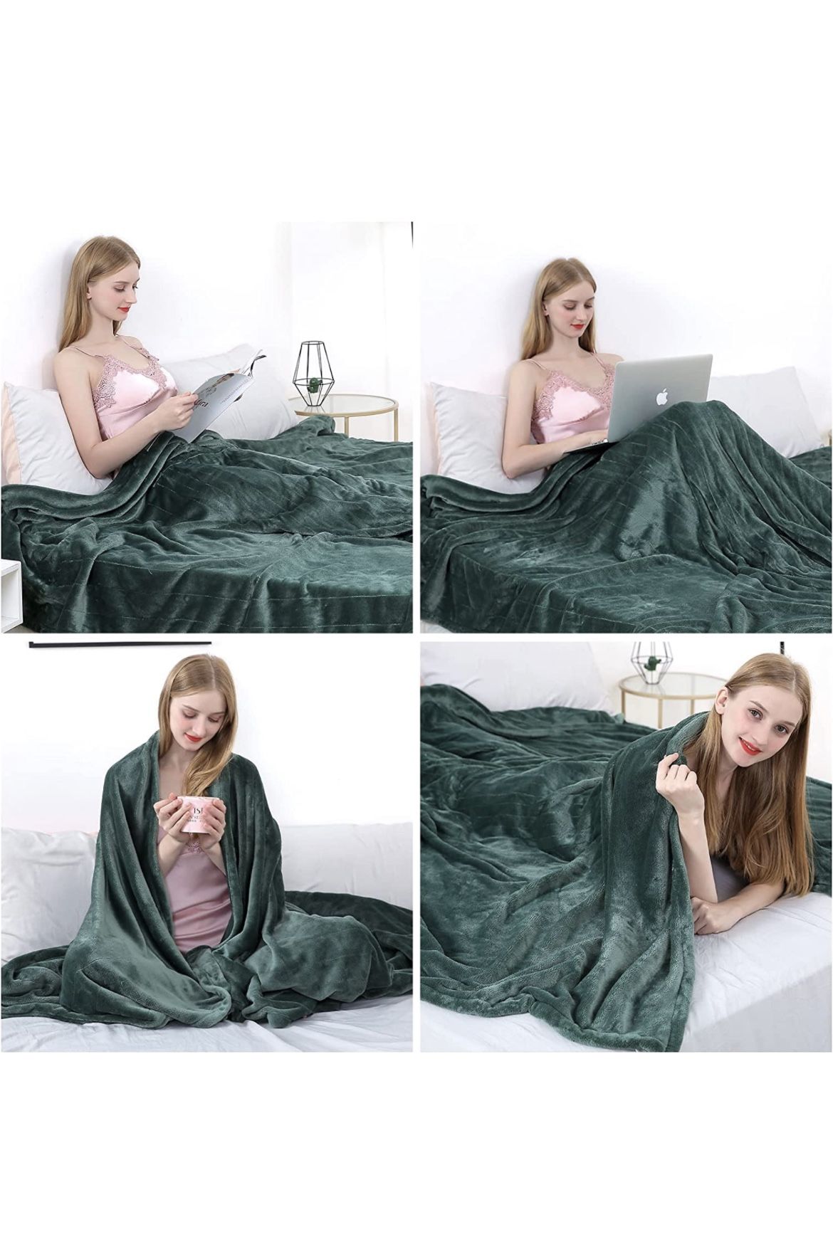 Heated Blanket 74”x84”Full Size Electric Blanket Throws Fast Heating 9 Heating Levels 9 Hours Auto Off Full Body Warming ETL Certified Machine Washabl