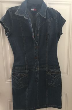 Denim Fitted Dress