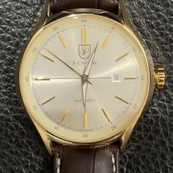 Mens Swiss Automatic Dress Watch By S. Coifman, New