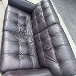 Beautiful Leather Couch 