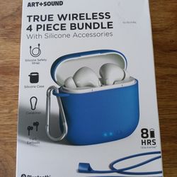 EARBUDS TRUE WIRELESS BLUETOOTH 8HOURS PLAYTIME 4 PIECES