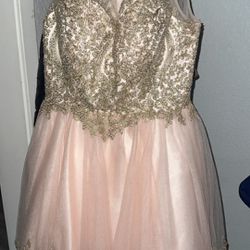 Beautiful Custom Dress Size L/XL $70 Obo