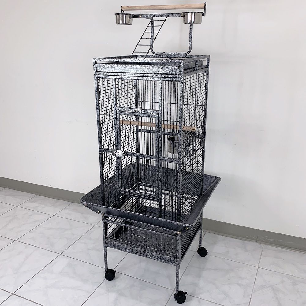 $130 (New) Large 61” parrot bird cages with rolling stand for cockatiels parrot parakeet lovebird finch