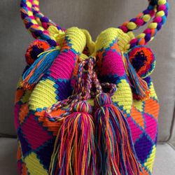 New Colorful HandWoven Bag. Wayuu bag.