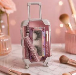 MINI LUGGAGES - PARTY FAVORS, MAKEUP HOLDERS, LASH TECH GIFTS