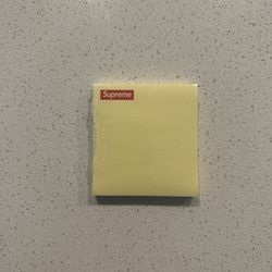 Supreme Post It Note Yellow FW2014 Pad Sticky Box Logo