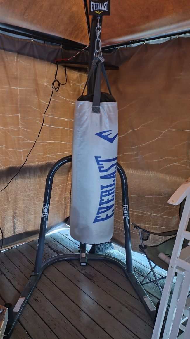 Everlast Punching Bag With Stand