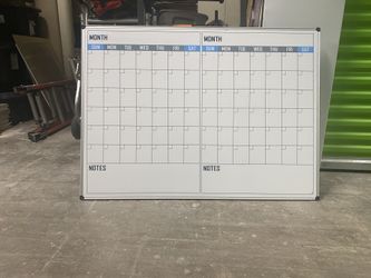 Dry Eraser Month Board