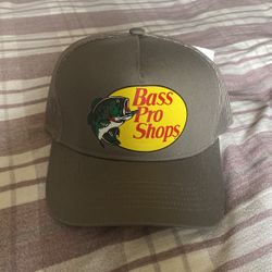 Gray Bass Pro Hat