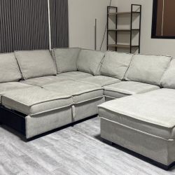 65% OFF Bob's Playscape 4 Piece Sectional Sofa – Certified Clean + Delivery Available