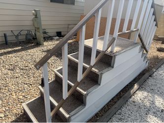stairs on both sides