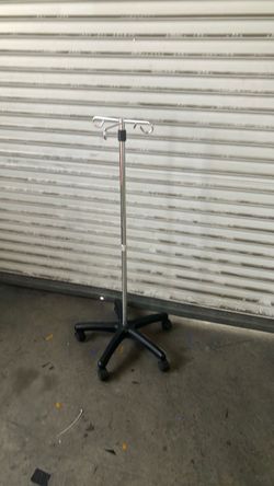 IV Pole Stand with Wheels