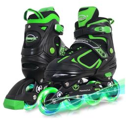 Adjustable Inline Skates for Kids Boys Girls Youth Blades Roller Skates