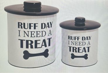 Dog treat container