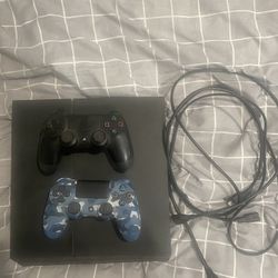 PS4 Console With Two Controllers 