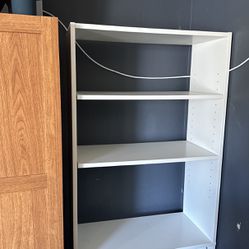 Two White Shelves 