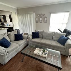 Sofa Set With Tables 