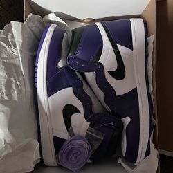 Air Jordan retro 1 court purple