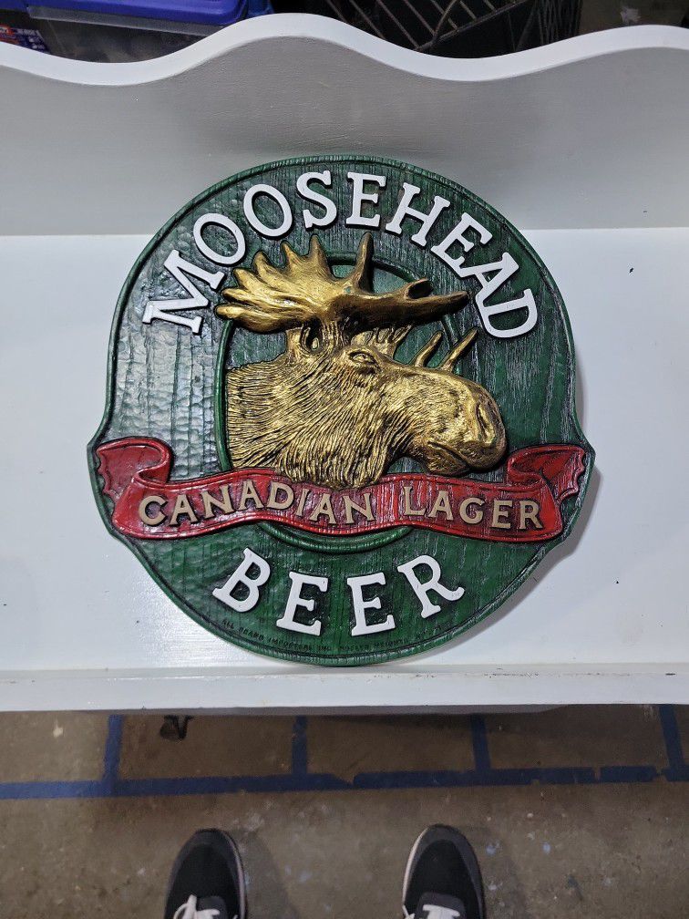 Moosehead Beer Sign 3D