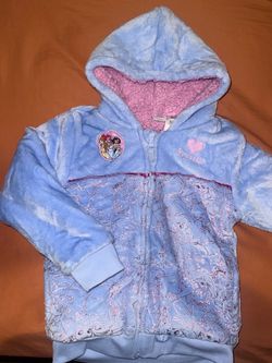 Disney Princess Plush Hoodie Zip Up
