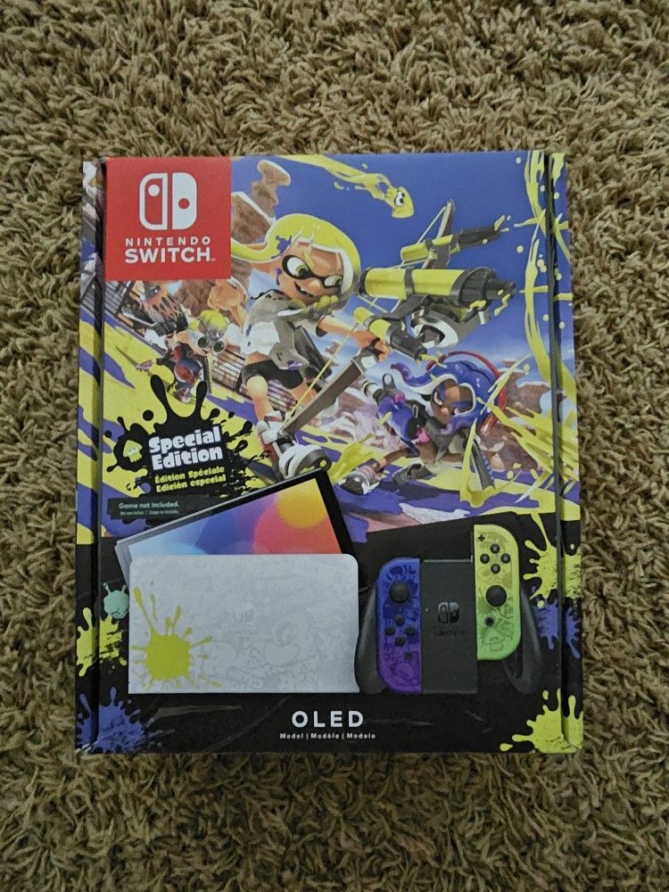 Brand New OLED Splatoon Switch
