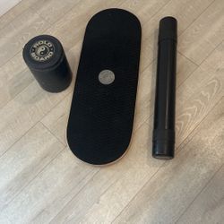 Balance Board With 2 Rollers