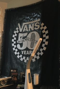 Vans off the wall 50th anniversary blanket