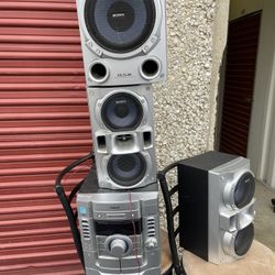 Sony Stereo Set (4 Parts)