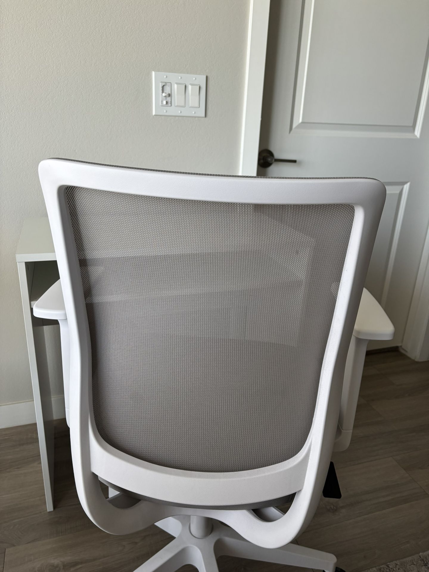 Grey and White Office Chair