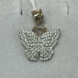 14k Butterfly Pendant