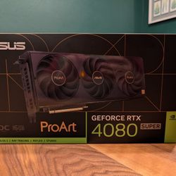 Like New ASUS ProArt Nvidia 4080 Super Graphics Card GPU