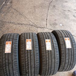 4 semi used 235/40/19 tires $320