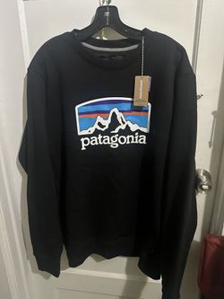 Patagonia - Men's Fitz Roy Horizons Uprisal Crew Sweatshirt - Black