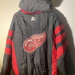Detroit Red Wings Starter Pullover Jacket