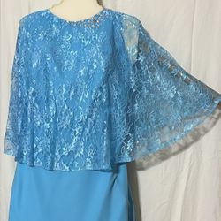 Special Occasion Pool Blue Dress