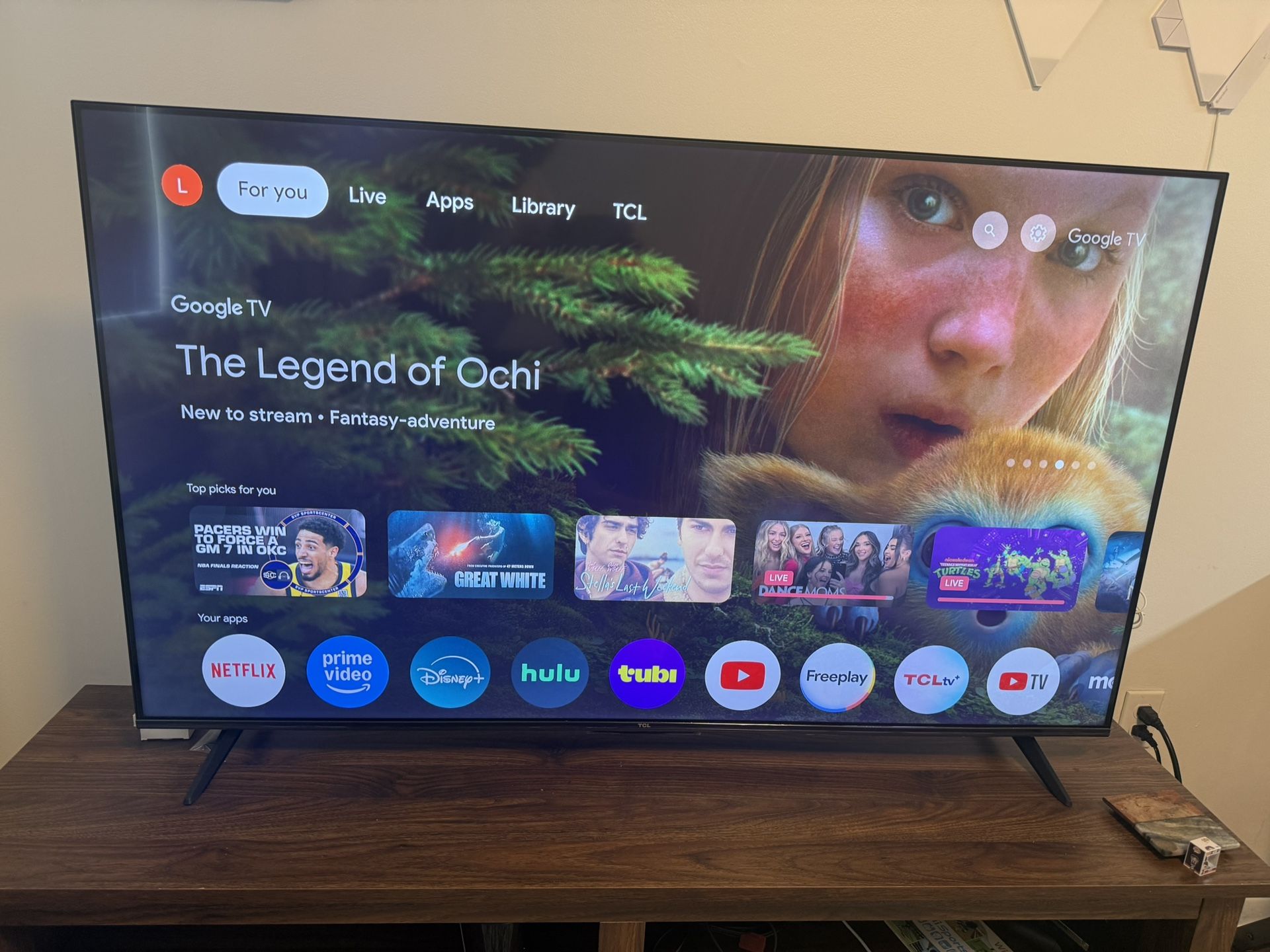 TCL 55” TV