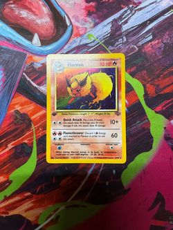 1st Edition Flareon Jungle holo NM-