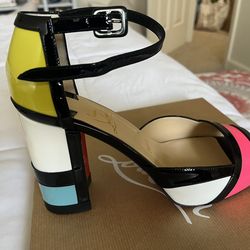 Christian Louboutin Mondiri 100mm Sandals Women’s Size 39 New