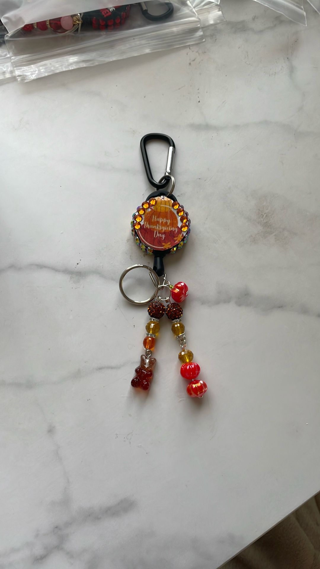 Holiday, Handmade, Keychain
