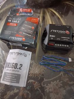 160x2 watt amplifier compact size only $30 brand new