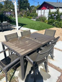 7 Piece Outdoor Patio Dining Set