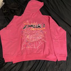 BRAND NEW Spider Worldwide × Young Thug Sp5der Pink Hoodie Sizes Size XL