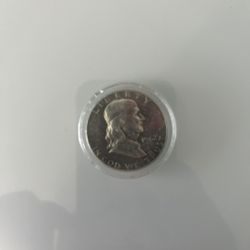 Silver 1962- D Benjamin Franklin 50 Cent Piece 
