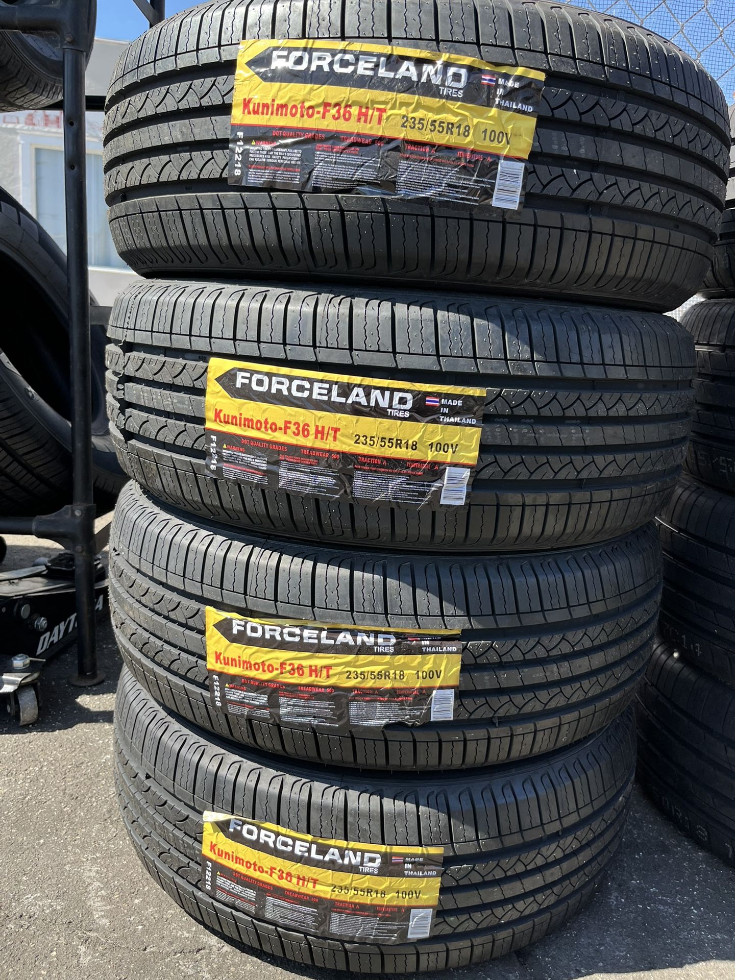 235/55/18 Forceland Llantas Nuevas Instaladas Y Balanceadas