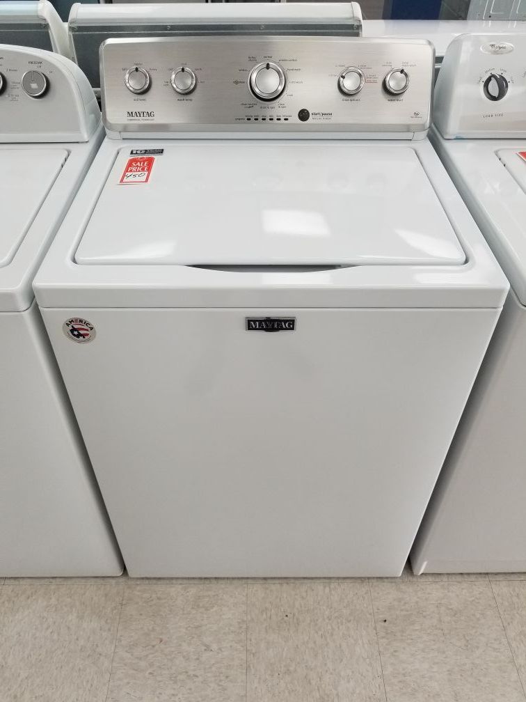 SCRATCH AND DENT MAYTAG WASHER ONE YEAR WARRANTY