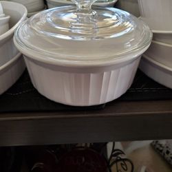 French Corning Ware Casserole Dish W Lid 