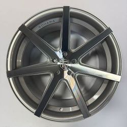 20" Rohana RC7 20x11 5x114.3 +28 Machine Silver Rim Wheel