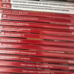 Nintendo Switch/ Switch 2 Games Brand New Sealed 