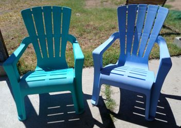 Plastic Adirondack Chairs Set of 2